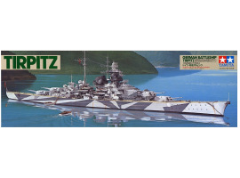 Scale model 1/350 German battleship Tirpitz Tamiya 78015