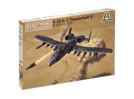 обзорное фото Scale model 1/72 Aircraft A-10 A/C Thunderbolt II (Gulf War) Italeri 1376 Aircraft 1/72