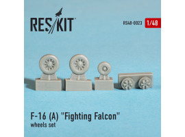 обзорное фото F-16 (A) "Fighting Falcon" wheels set (1/48) Смоляные колёса