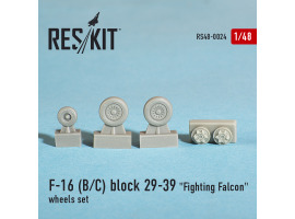обзорное фото F-16 (B/C) block 29-39 "Fighting Falcon" wheels set (1/48) Смоляные колёса