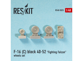 обзорное фото F-16 (C) block 40-52 "Fighting Falcon" wheels set (1/48) Смоляные колёса