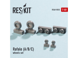 обзорное фото Rafale (A/B/C) wheels set (1/48) Смоляные колёса