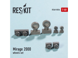обзорное фото Mirage 2000 wheels set (1/48) Смоляные колёса