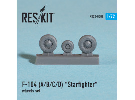 обзорное фото F-104 (A/B/C/D) "Starfighter" wheels set (1/72) Смоляные колёса