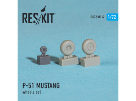 обзорное фото P-51 MUSTANG wheels set (1/72) Resin wheels