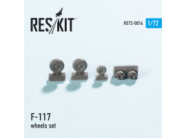 обзорное фото F-117 wheels set (1/72) Resin wheels