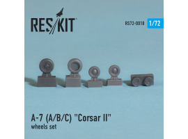 обзорное фото A-7 "Corsair II" (A/B/C/E) wheels set (1/72) Смоляные колёса