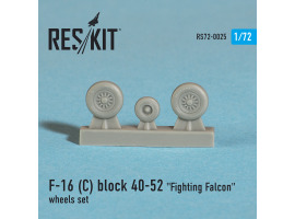 обзорное фото F-16 (C) block 40-52 "Fighting Falcon" wheels set (1/72) Смоляные колёса