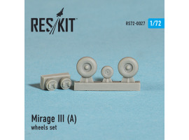 обзорное фото Mirage III (A) wheels set (1/72) Resin wheels