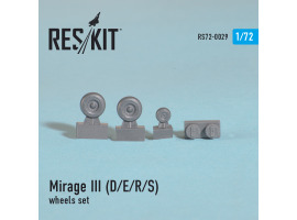 обзорное фото Mirage III (D/E/R/S) wheels set (1/72) Resin wheels