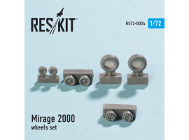 обзорное фото Mirage 2000 wheels set (1/72) Смоляные колёса