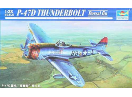 обзорное фото Сборная модель 1/32 Самолет P-47D-30 Thunderbolt "Dorsal Fin"Трумпетер 02264 Самолеты 1/32