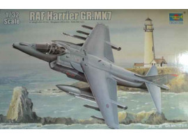 обзорное фото Сборная модель 1/32 Штурмой самолет RAF Harrier GR.MK7 Трумпетер 02287 Самолеты 1/32