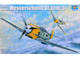 обзорное фото Збірна модель німецького винищувача Messerschmitt Bf 109E-3 Літаки 1/32