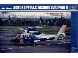 обзорное фото Збірна модель гвинтокрила департаменту столичної поліції Японії AS365N Dolphin 2 Гелікоптери 1/48