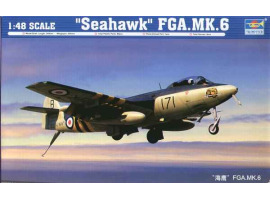обзорное фото Збірна модель 1/48 Літак “Seahawk” FGA.MK.6 Trumpeter 02826 Літаки 1/48