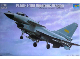 обзорное фото Збірна модель китайського винищувача J-10A "Raptor" Літаки 1/48