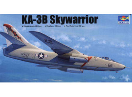 обзорное фото Збірна модель 1/48 Стратегічний бомбардувальник  KA-3B Skywarrior  Trumpeter 02869 Літаки 1/48