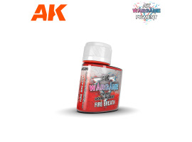 обзорное фото FIRE BREATH – WARGAME LIQUID PIGMENT Смывки – AK WARGAME SERIES