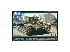 обзорное фото Збірна модель 1/48 Британський танк Cromwell Mk.IV Tamiya 32528 Бронетехніка 1/48