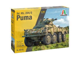 Scale model 1/35 armored vehicle Sd.Kfz. 234/2 Puma Italeri 6572