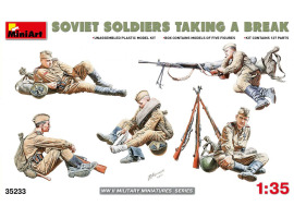 обзорное фото Советские солдаты на отдыхе Фигуры 1/35
