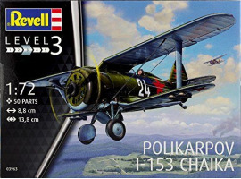 обзорное фото Polikarpov I-153 Chaika Aircraft 1/72