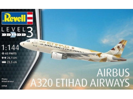 обзорное фото Airbus A320 Etihad Airways Aircraft 1/144