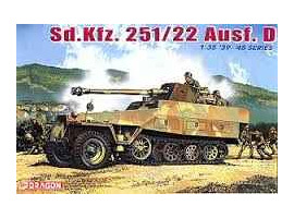 обзорное фото Sd.Kfz.251/22 Ausf.D w/7.5cm PaK 40 Бронетехніка 1/35