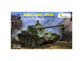обзорное фото Збірна модель 1/72 Британський середній танк A-34 Comet Mk.1A. Vespid Models VS720002 Бронетехніка 1/72
