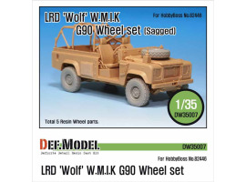 обзорное фото LRD XD Wolf 'W.M.I.K' G90 Sagged Wheel set  Resin wheels