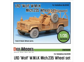 обзорное фото LRD XD Wolf 'W.M.I.K' Mich.235 Sagged Wheel set  Resin wheels