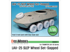 обзорное фото LAV-25 Mich. XML Sagged Wheel set  Смоляные колёса