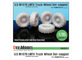 обзорное фото M1078 LMTV Truck Sagged Wheel set  Resin wheels