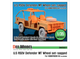 обзорное фото U.S RSOV Defender "MT" Sagged wheel set Смоляные колёса