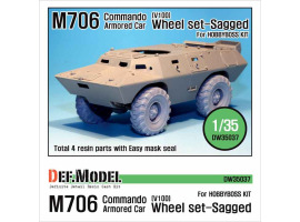 обзорное фото U.S M706(V100) Commando sagged wheel set Resin wheels