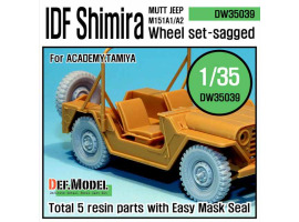 обзорное фото IDF M151 Shimira sagged wheel set  Resin wheels