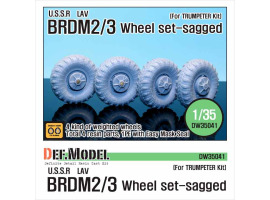 обзорное фото  BRDM-2 Sagged Wheel set  Колеса