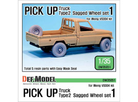 обзорное фото PICK UP truck type 2 Sagged Wheel set 1  Смоляные колёса