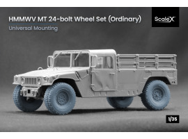 Набор колес универсальный для HMMWV MT 24-bolt ScaleX WM 35003