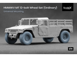 Набір коліс універсальний для HMMWV MT 12-bolt ScaleX WM 35004