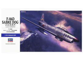 обзорное фото Збірна модель 1/72 Літак F-86D Sabre Dog «ВПС США» Hasegawa 01579 Літаки 1/72