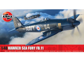 обзорное фото Scale model 1/48 Hawker Sea Fury FB.11 Airfix A06105A Aircraft 1/48