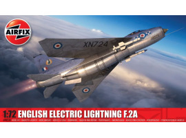 обзорное фото Збірна модель 1/72 британський винищувач English Electric Lightning F.2A Airfix A04054A Літаки 1/72
