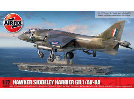 обзорное фото Збірна модель 1/72 літак Hawker Siddeley Harrier GR.1/AV-8A Airfix A04057A Літаки 1/72
