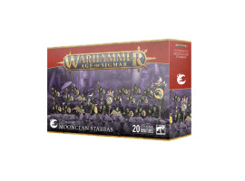 обзорное фото Игровой набор Warhammer AGE OF SIGMAR - GLOOMSPITE GITZ - MOONCLAN STABBAS Мракобесные Гоблины