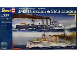 обзорное фото German WWI Light Cruisers SMS Dresden & SMS Emden Fleet 1/350