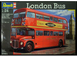 обзорное фото Двкхэтажный английский автобус / London Bus Автомобили 1/24