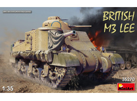 обзорное фото Збірна модель Британського танка M3 LEE Бронетехніка 1/35