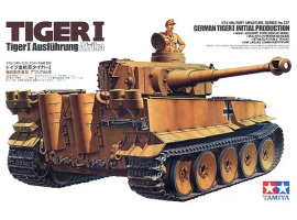 обзорное фото Scale model 1/35 TIGER I tank Tamiya 5227 Armored vehicles 1/35